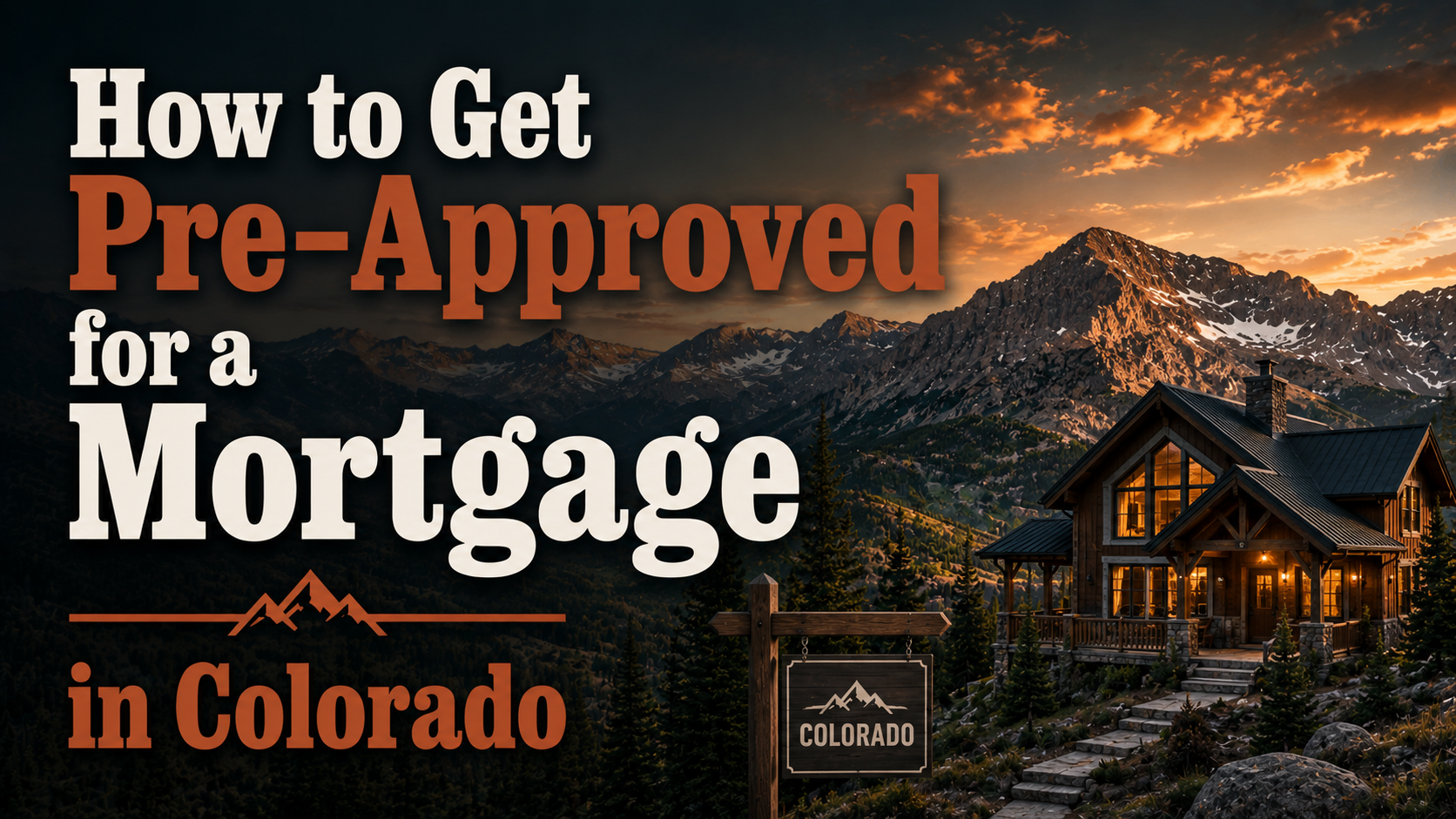 How to Get Pre-Approved for a Mortgage in Colorado (and What You Actually Need)
